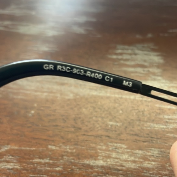 Gammaray Optix GR R3C 903 R400 C1 M3 black full rim metallic eyeglasses - Picture 6 of 12